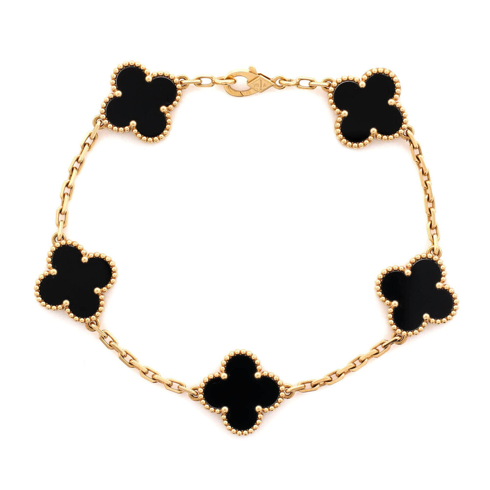 Van Cleef & Arpels Vintage Alhambra 5 Motifs Bracelet